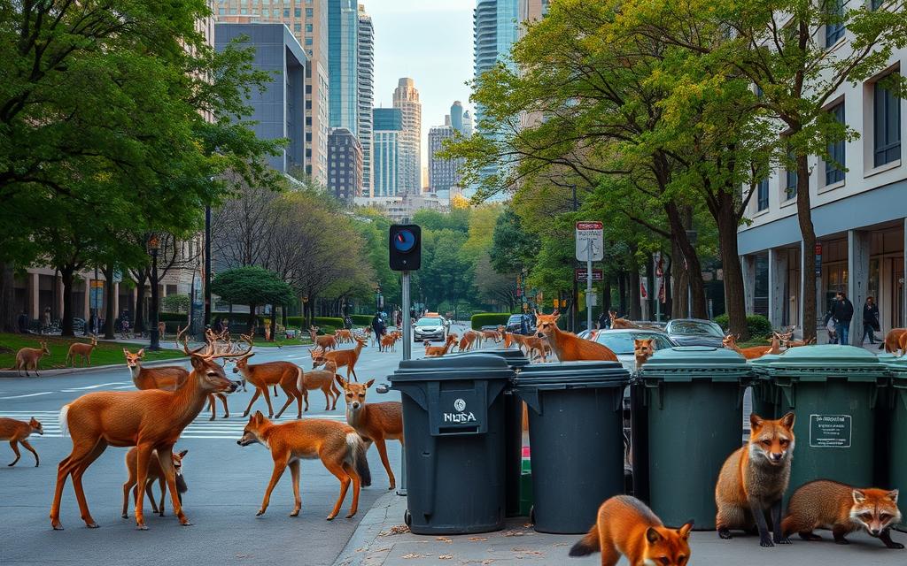 dzikie zwierzęta w miastach